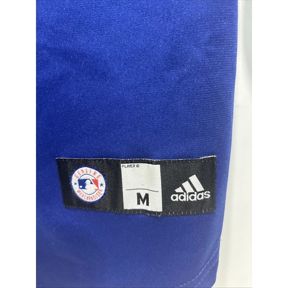 Adidas NY Mets Jersey Youth Size M 10-12 Baseball Official Patch
